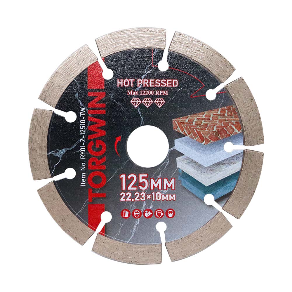 कंक्रीट को काटने के लिए हॉट प्रेस्ड सेगमेंटेड डायमंड ने ब्लेड को देखा